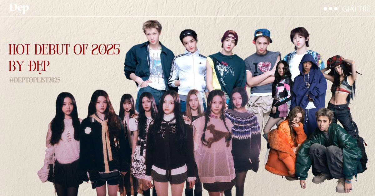 #DEPTOPLIST2025 – Top 9 nhóm nhạc K-pop “chào sân” ấn tượng nhất năm
