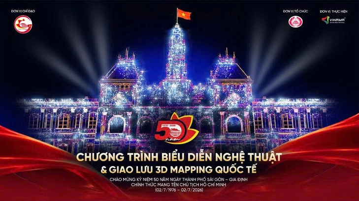 3D mapping kỷ niệm 50 năm thành phố mang tên Bác có gì đặc biệt?