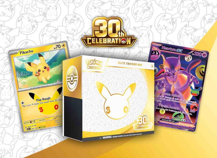 Top 5 lá bài đắt giá nhất trong bộ Pokémon TCG kỷ niệm 30 năm