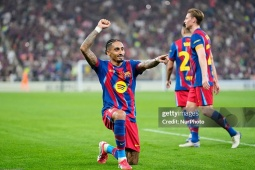 Video bóng đá Barcelona - Bilbao: 5 bàn tưng bừng, đoạt vé chung kết (Siêu cúp Tây Ban Nha)